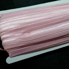 Стрейч бейка глянцевая (розовый) 15 мм.